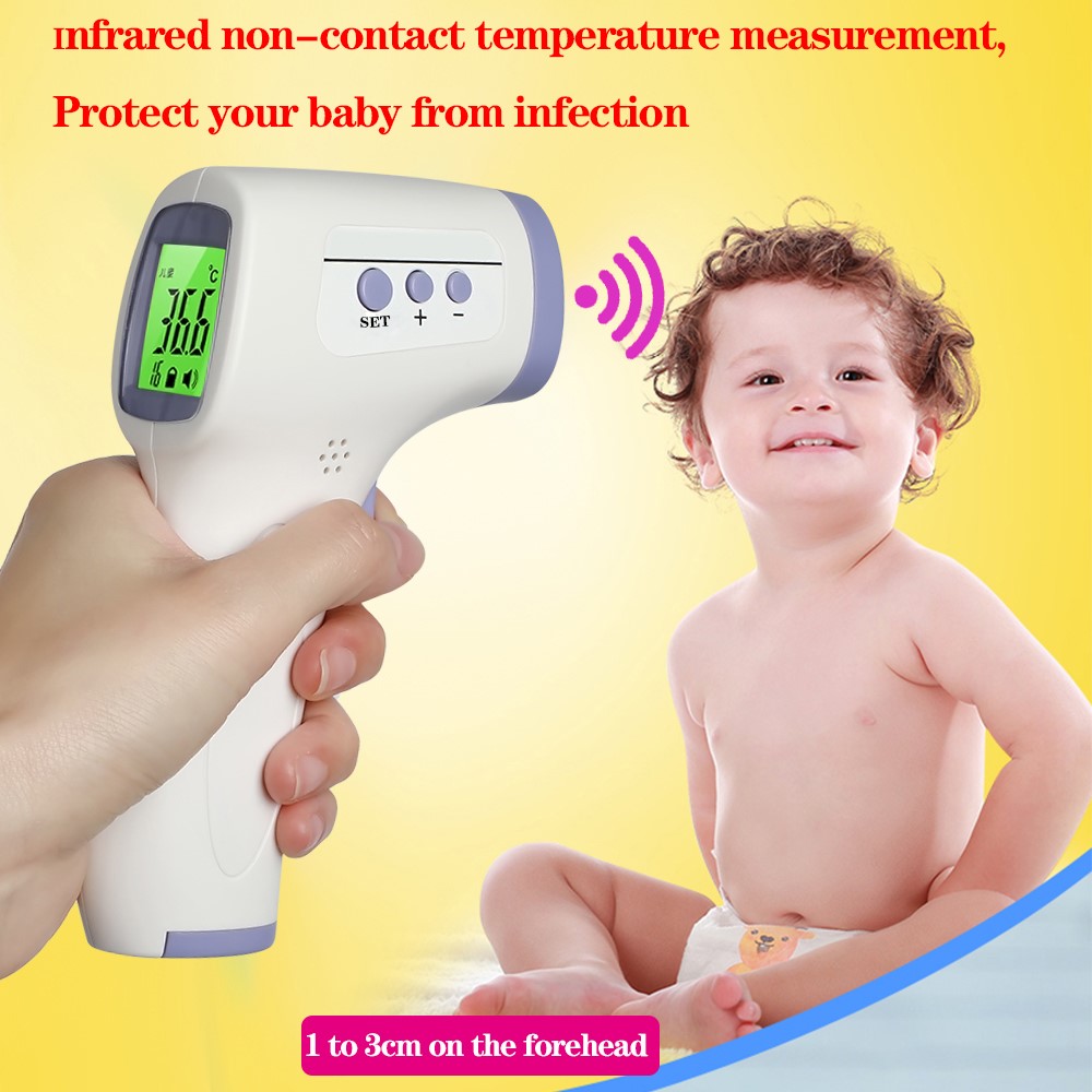 No Contact Infrared Forehead Thermometer Dual with Fever Alarm